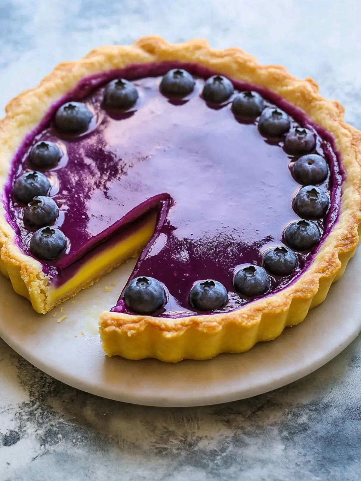 Delightful Blueberry-Lemon Curd Tart for Healthy Indulgence 3 Blueberry–Lemon Curd Tart