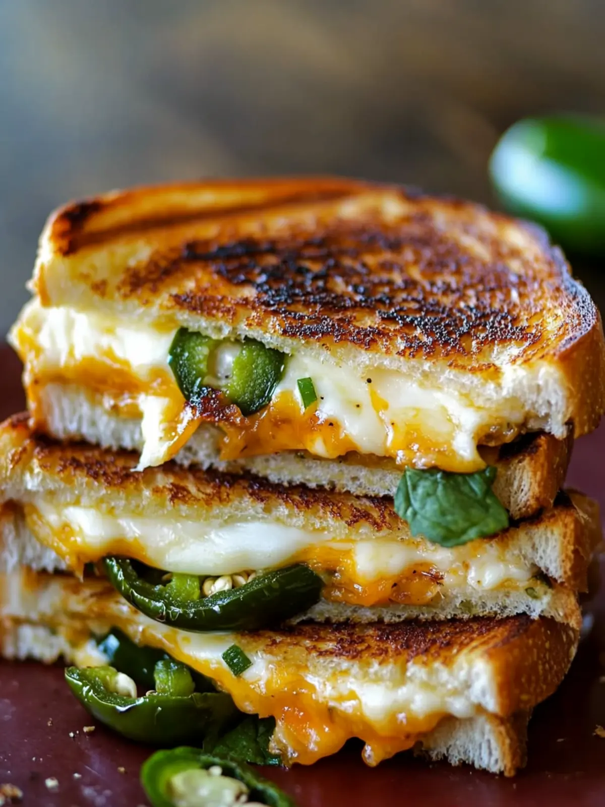 Jalapeno Popper Grilled Cheese for a Spicy Comfort Boost 4 Jalapeno Popper Grilled Cheese