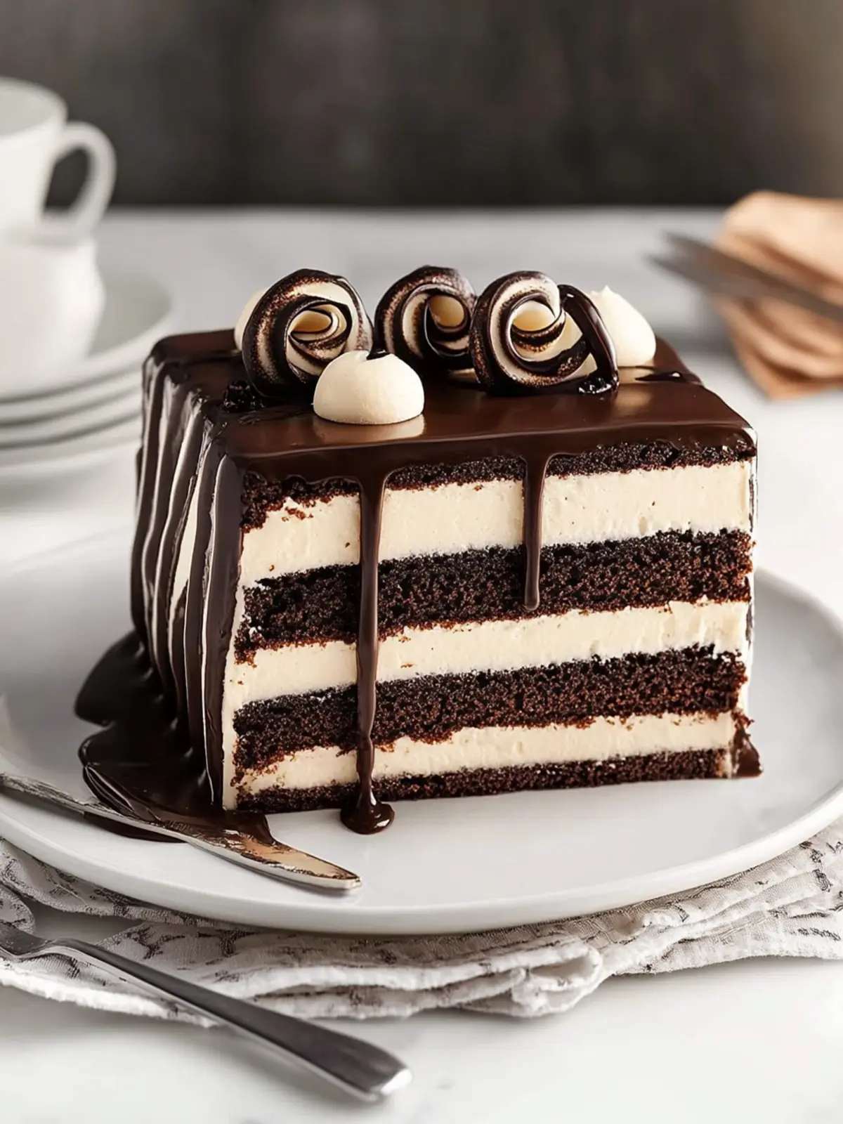 Decadent Tuxedo Bar Cake: A Chocolate Lover’s Dream! 2 Tuxedo Bar Cake