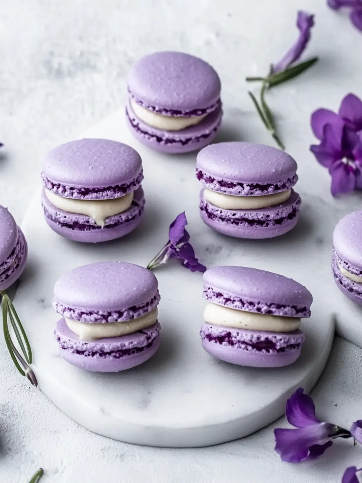 Purple Macarons: Delightfully Chewy Treats for Any Occasion 3 Purple Macarons