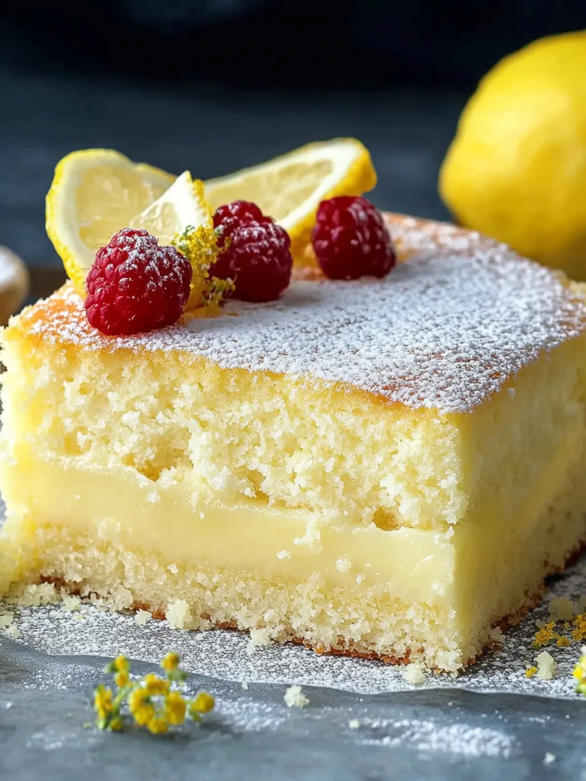 Easy Lemon Custard Cake for a Refreshing Summer Treat 4 Lemon Custard Cake