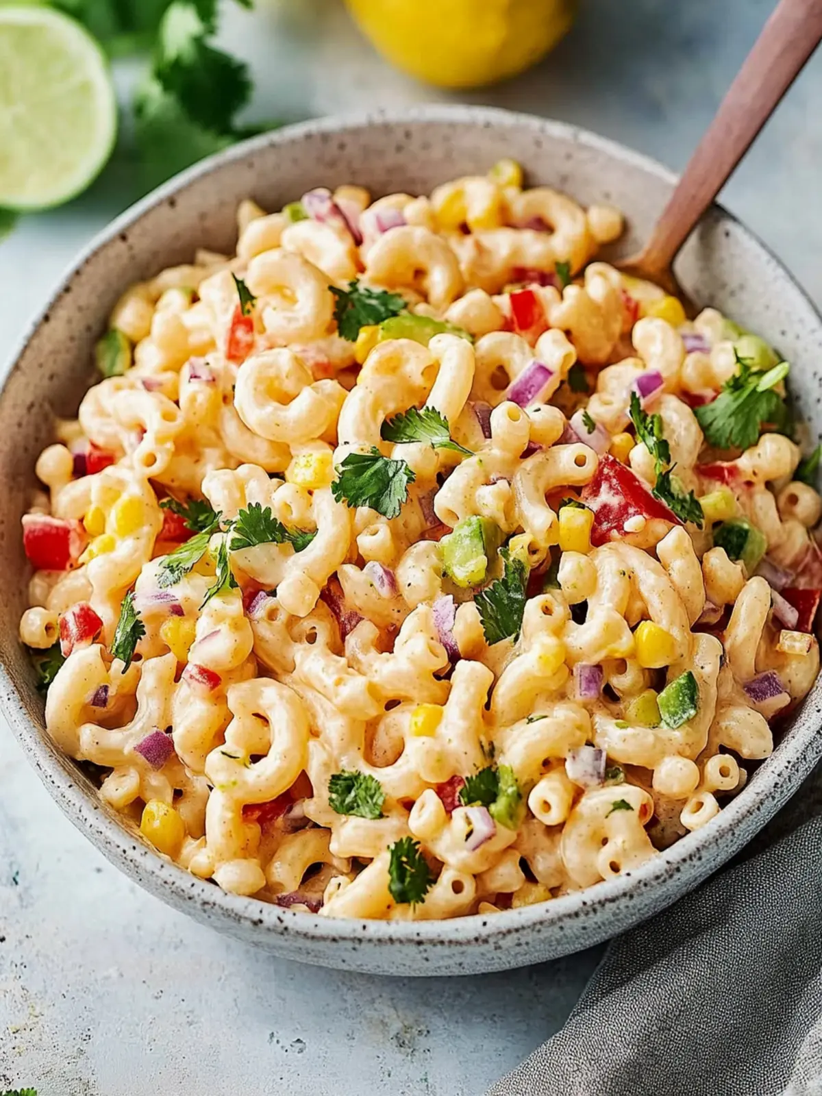 Zesty Mexican Macaroni Salad That's a Party Favorite 5 Mexican Macaroni Salad