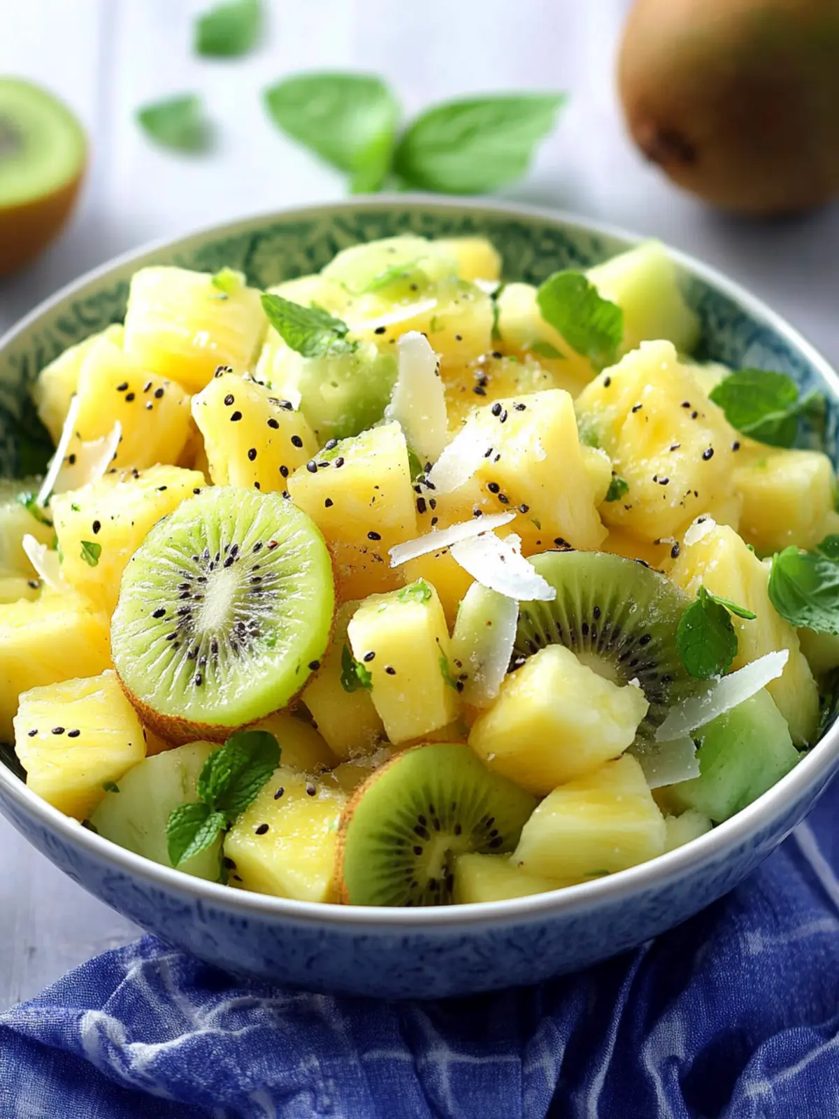 Refresh Your Day with Pineapple Kiwi Salad Delight! 5 Pineapple Kiwi Salad