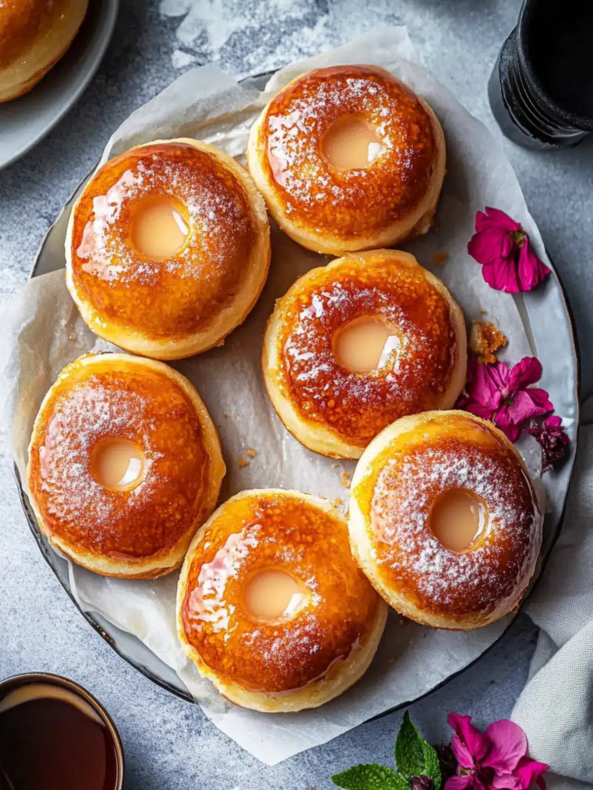 Soft Baked Crème Brûlée Donuts to Satisfy Your Sweet Cravings 2 Baked Crème Brûlée Donuts