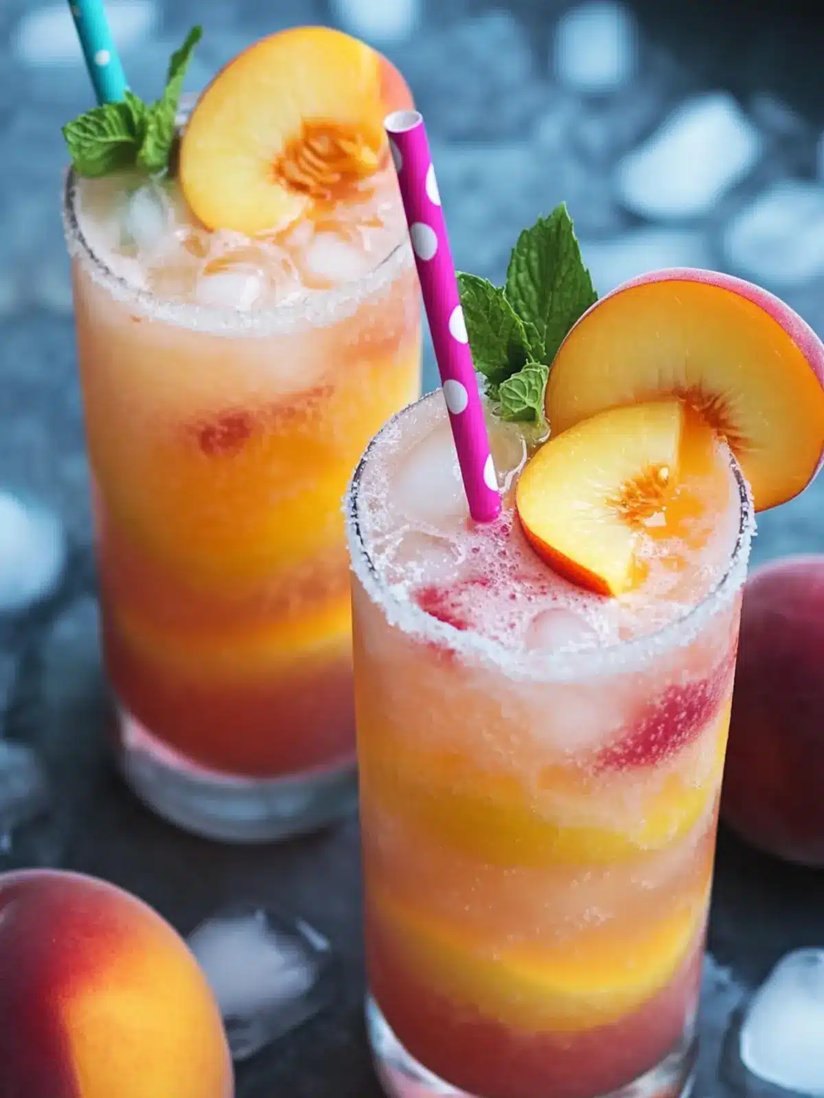 Refreshing Peach Lemonade Cocktail to Beat the Heat 2 Peach Lemonade