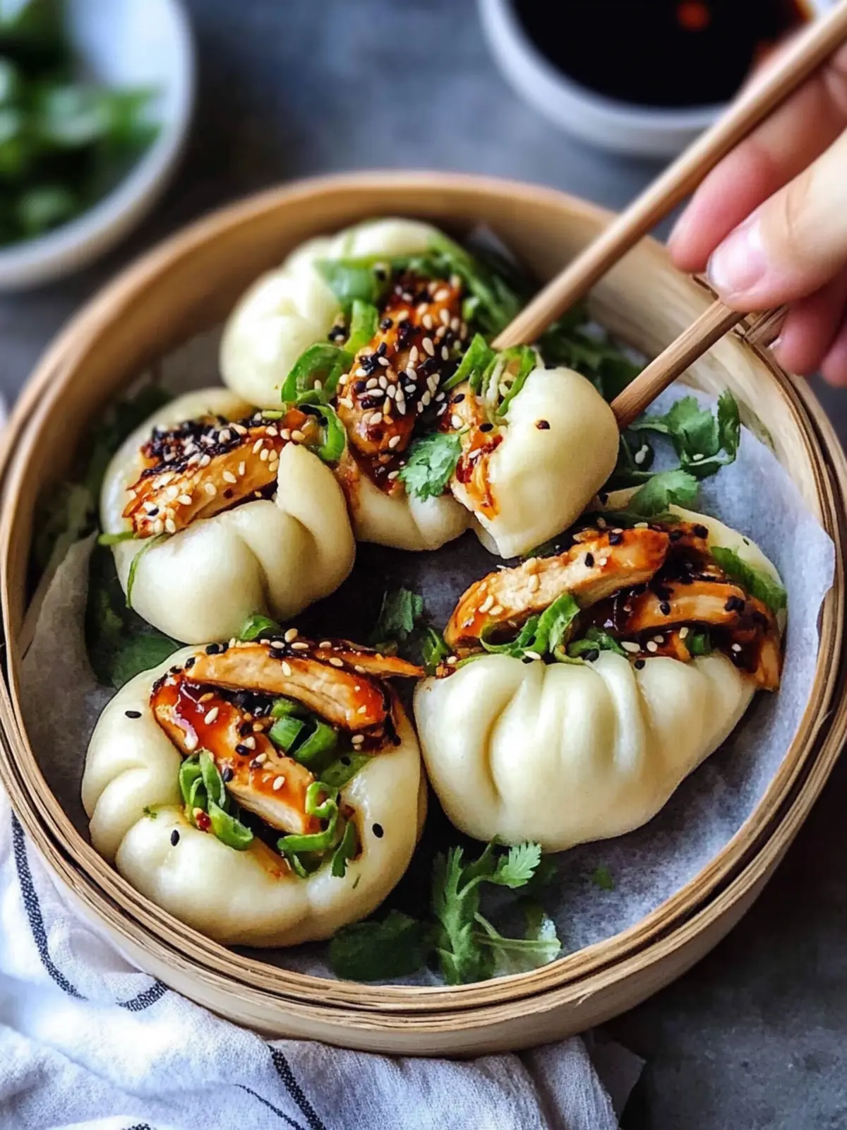 Korean Chicken Steamed Buns That Will Wow Your Taste Buds 2 Korean Chicken Steamed Buns