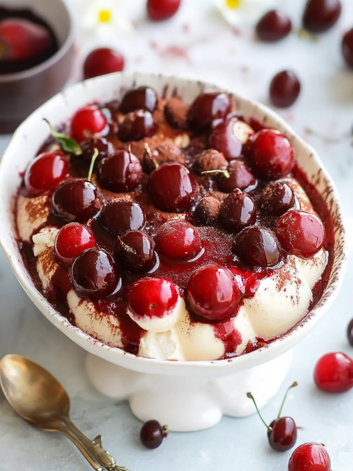 Irresistible Cherry Tiramisu with a Festive Twist 2 Cherry Tiramisu