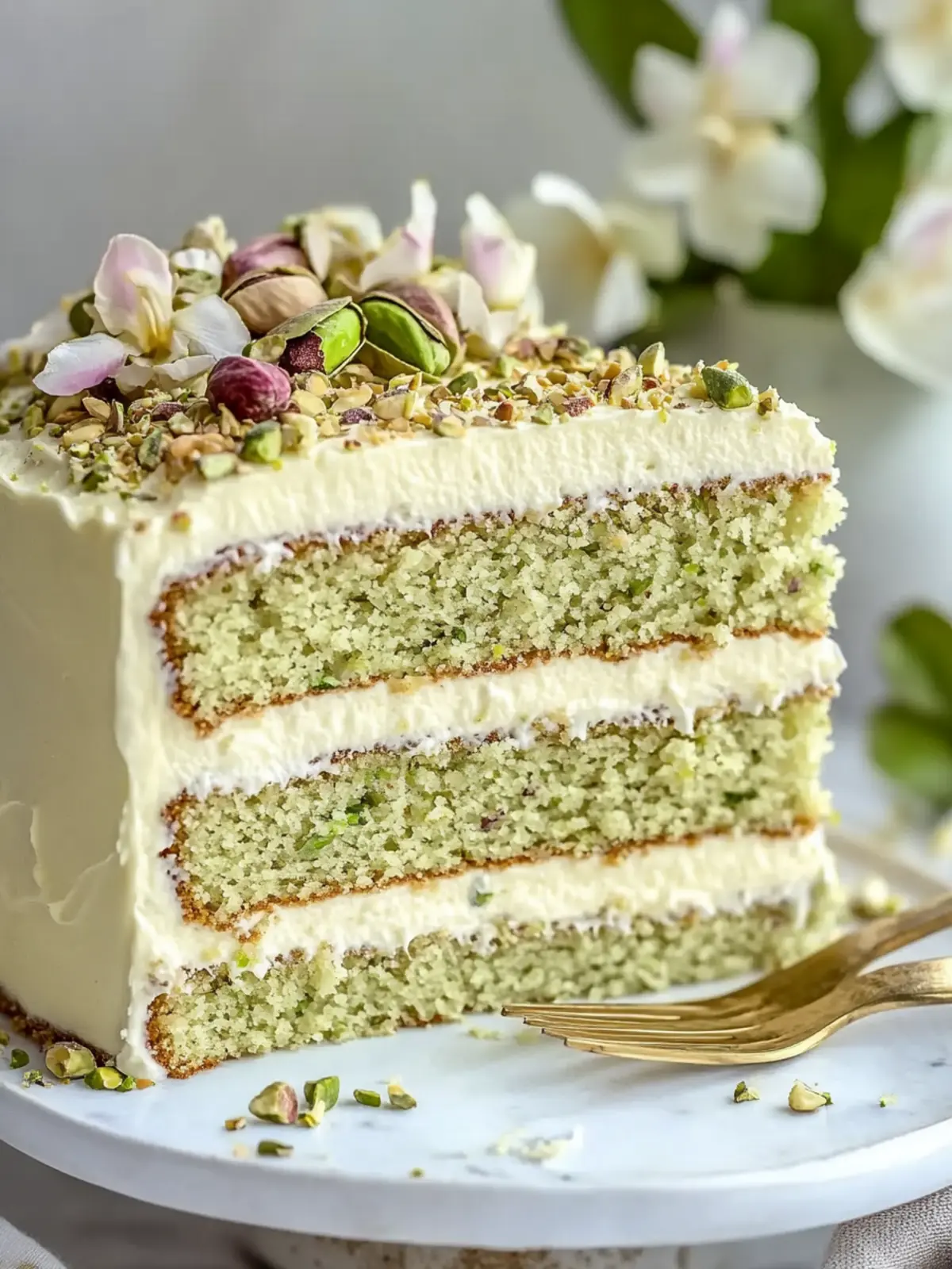 Pistachio Mascarpone Layer Cake: A Luxurious Slice of Bliss 5 Pistachio Mascarpone Layer Cake