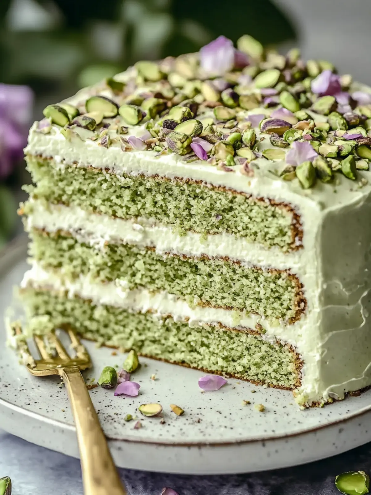 Pistachio Mascarpone Layer Cake: A Luxurious Slice of Bliss 2 Pistachio Mascarpone Layer Cake