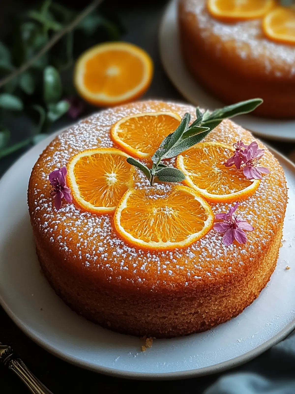 Irresistibly Moist Orange Ginger Honey Cakes for Cozy Days 4 orange ginger honey cakes