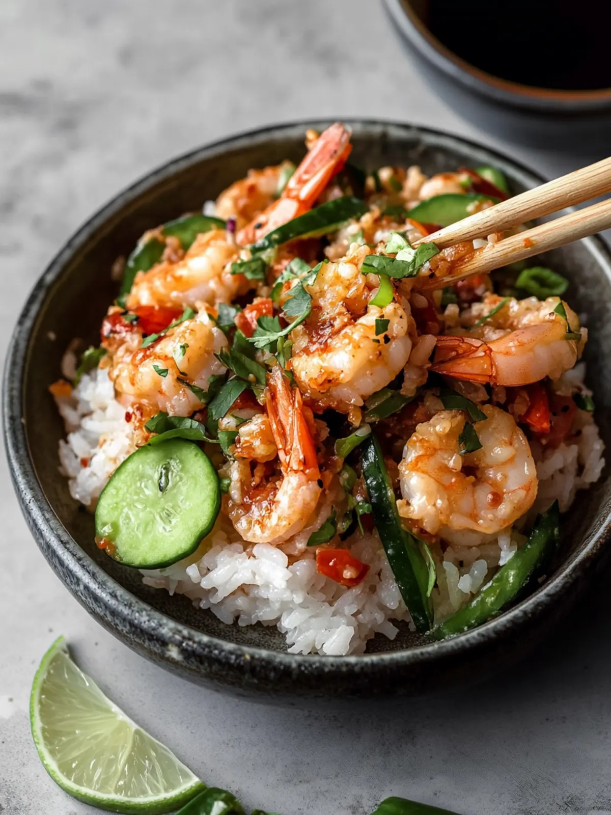 Crispy Rice with Spicy Shrimp Salad for Sushi Lovers 5 Crispy Rice with Spicy Shrimp Salad