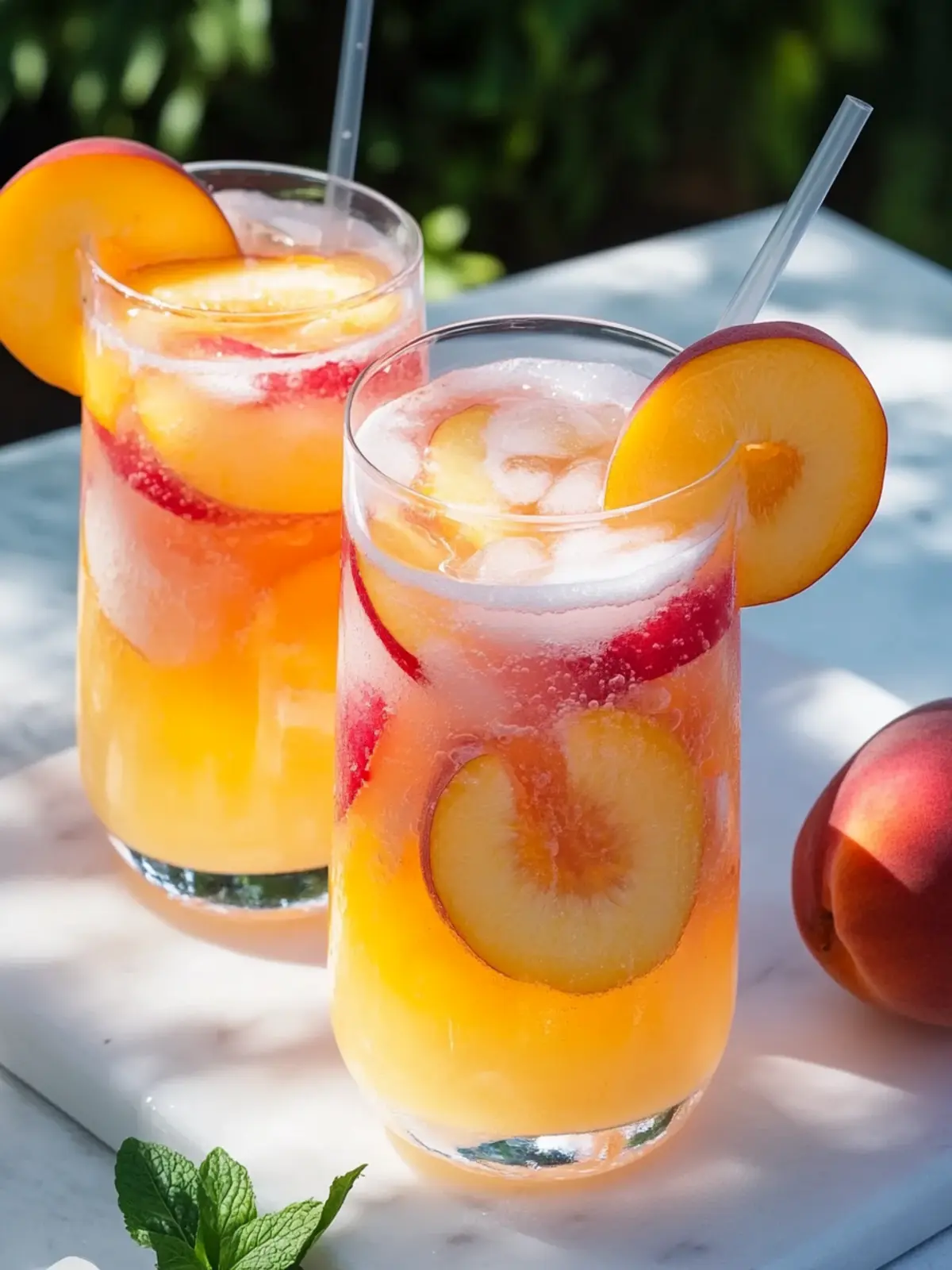 Refreshing Peach Lemonade Cocktail to Beat the Heat 4 Peach Lemonade