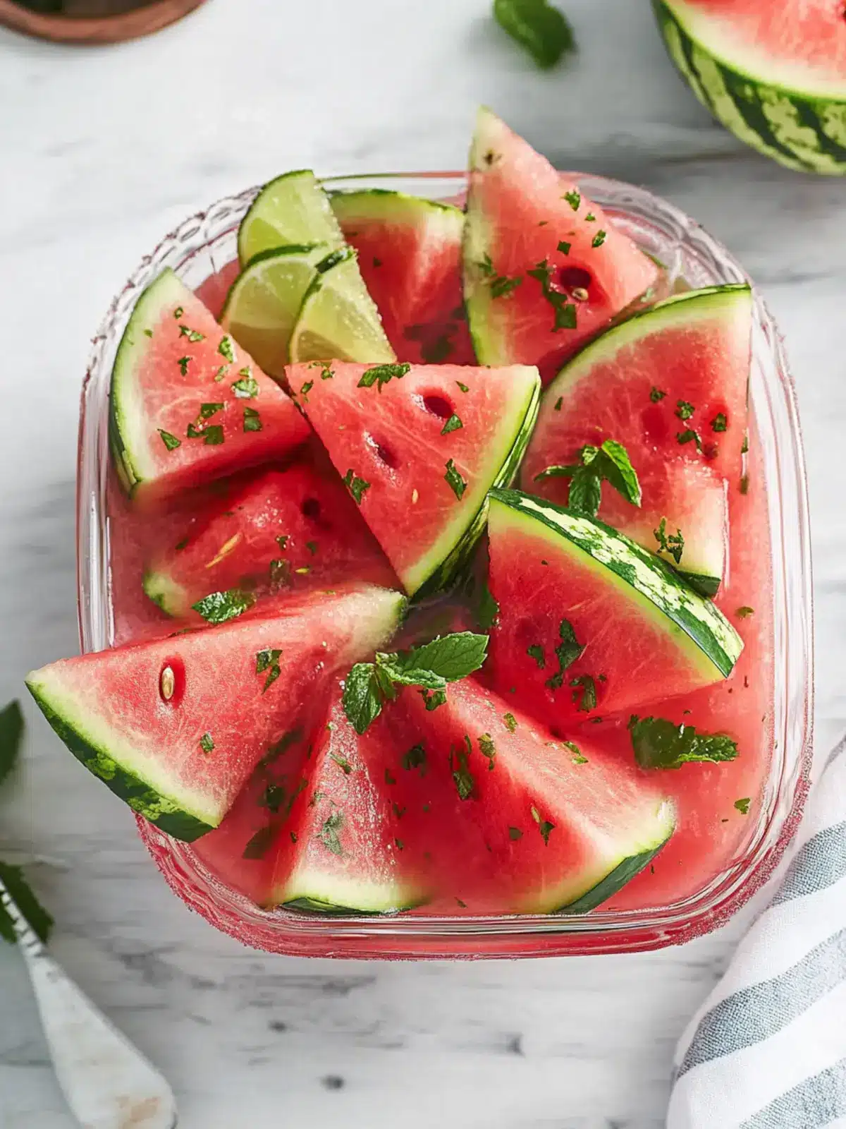 Mojito Watermelon Bliss: Refreshing Summer Delight to Try 4 Mojito Watermelon