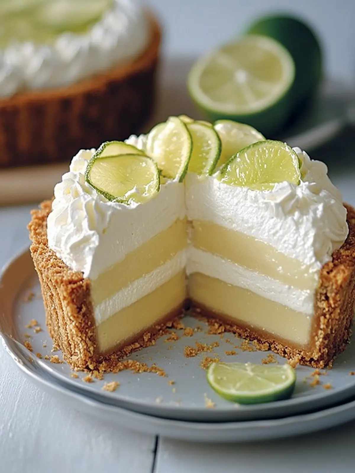 Triple Decker Key Lime Pie That's a Slice of Paradise 3 Triple Decker Key Lime Pie