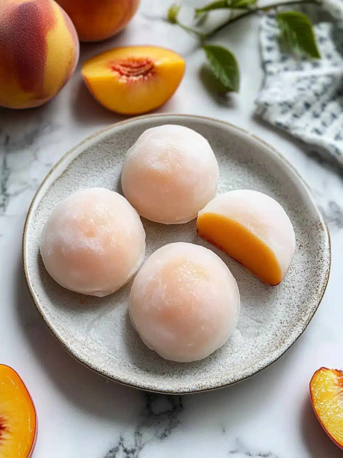 Delectable Peach Mochi: A Sweet Twist on a Classic Treat 5 Peach Mochi