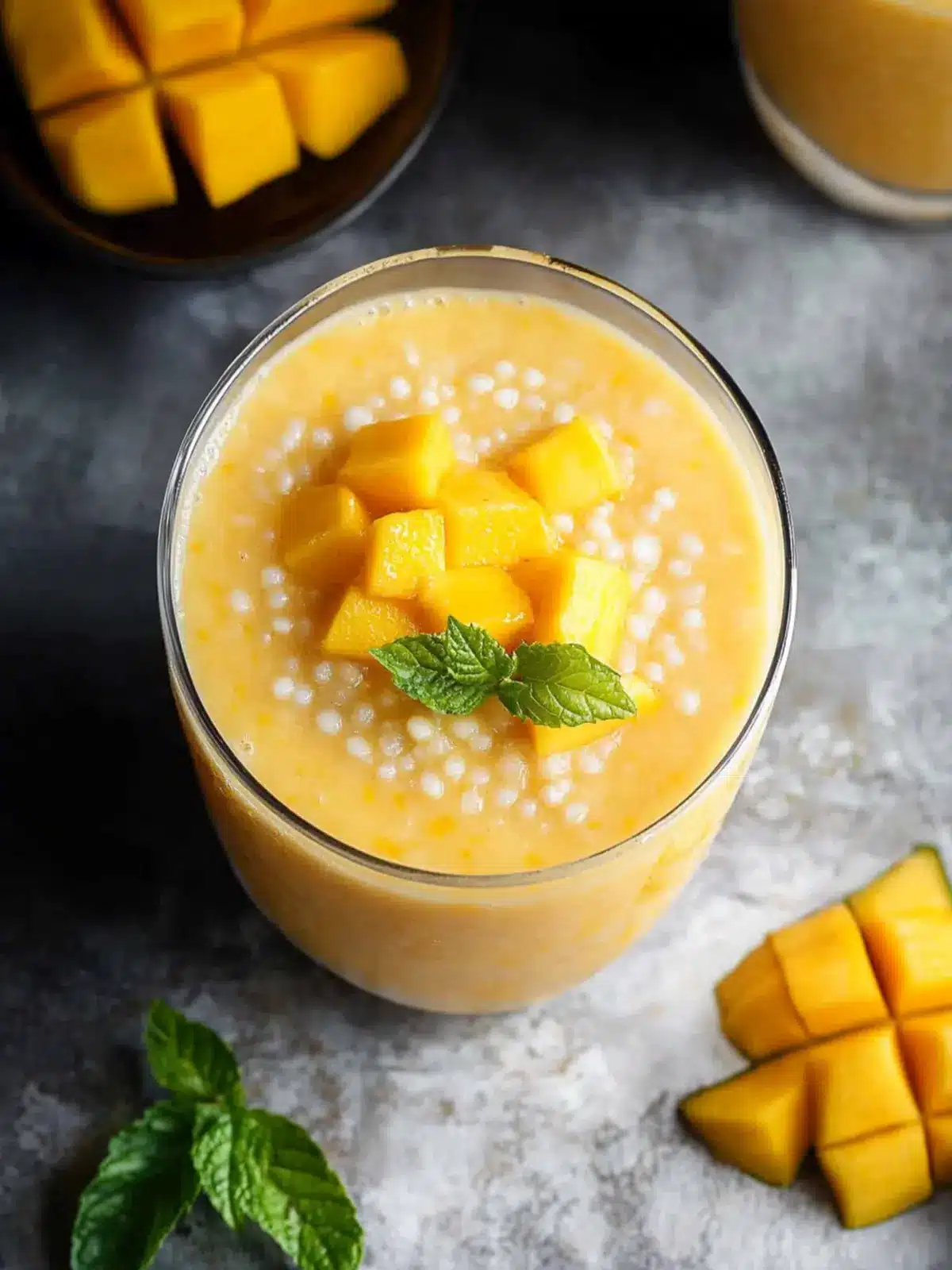 Delightful Mango Sago: A Refreshing Tropical Dessert 4 Mango Sago