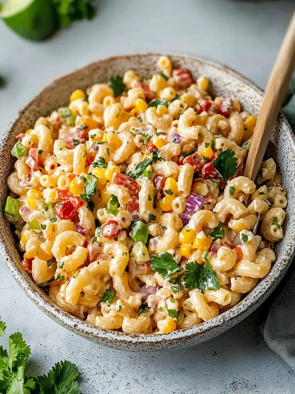 Zesty Mexican Macaroni Salad That's a Party Favorite 2 Mexican Macaroni Salad