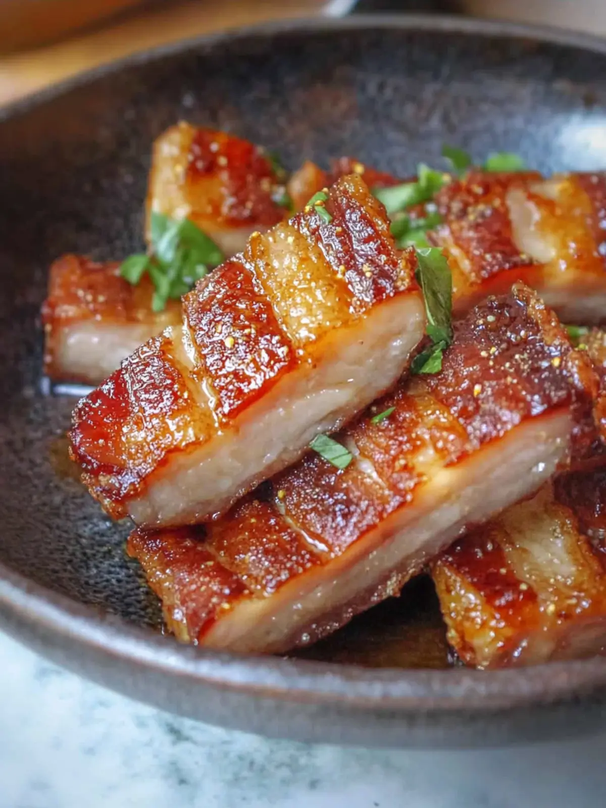 Crispy Pan-Fried Pork Belly for Unforgettable Home Dining 2 Crispy Pan-Fried Pork Belly