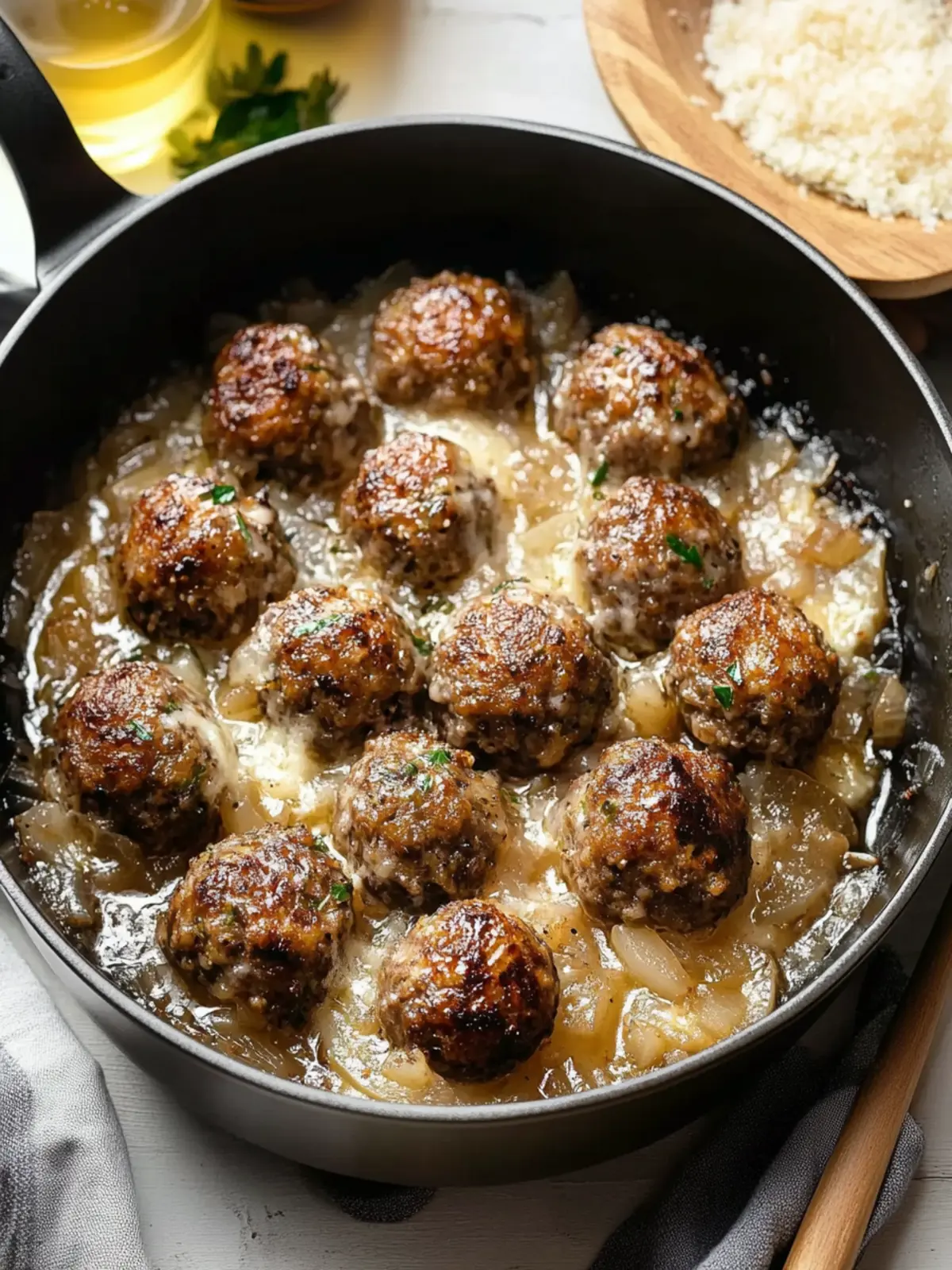 Savory French Onion Meatballs That You'll Crave Tonight 5 French Onion Meatballs