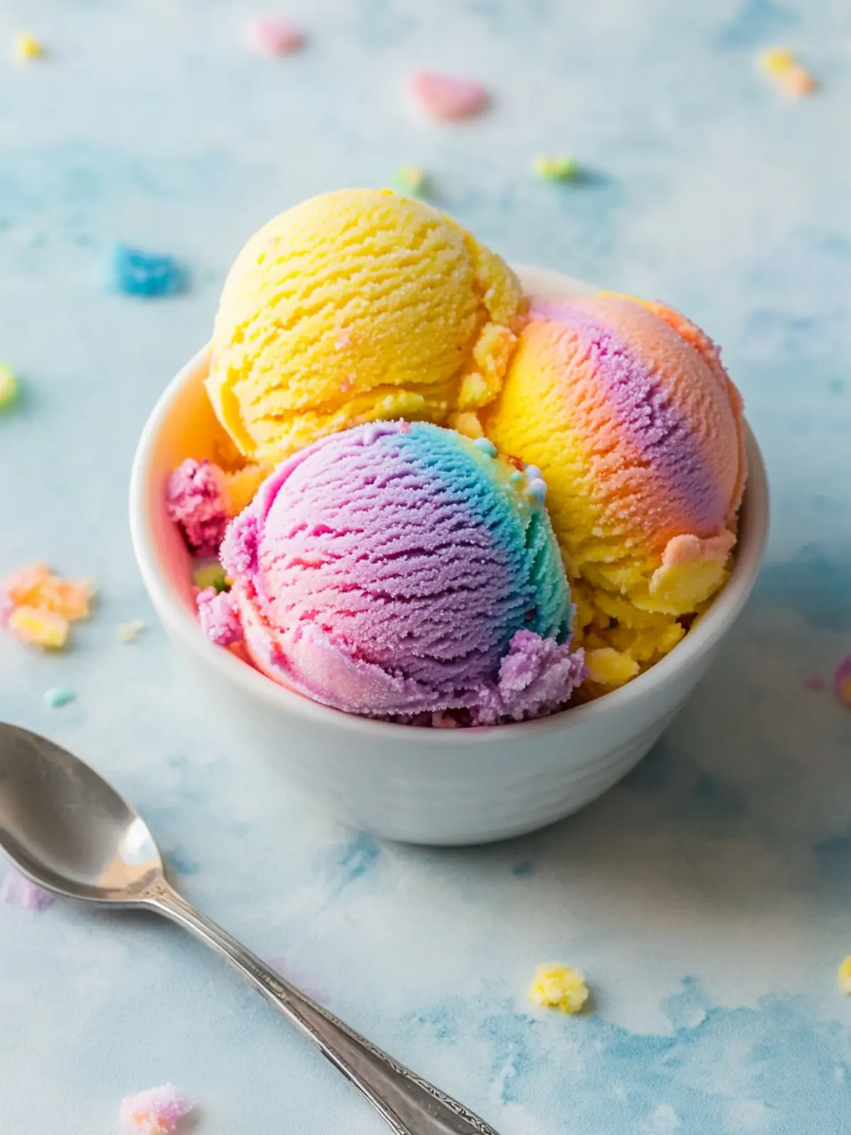 Delightful Ice Cream Rainbow Sherbet You Can Make at Home 3 Ice Cream Rainbow Sherbet