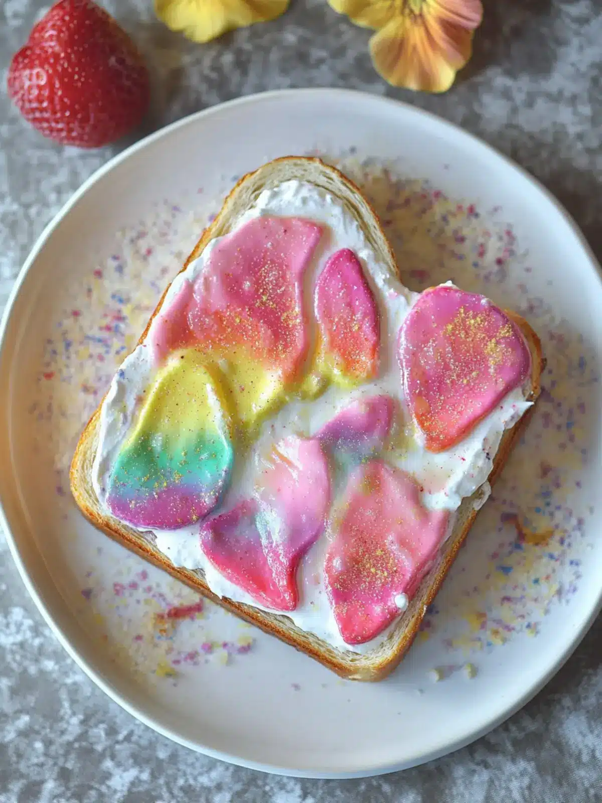 Create Magical Mornings with Breakfast Unicorn Toast 2 Breakfast Unicorn Toast