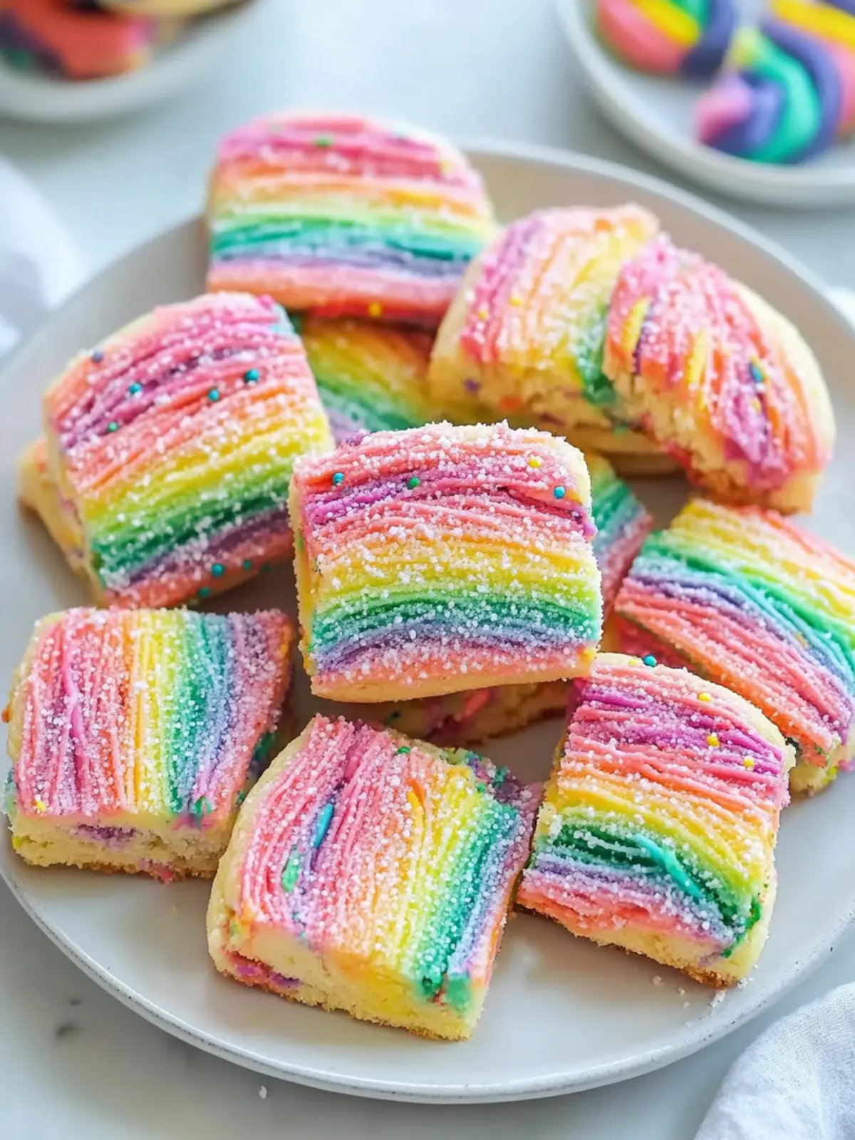 Vegan Rainbow Cookies: Colorful Almond Delights You’ll Love 4 Rainbow Cookies
