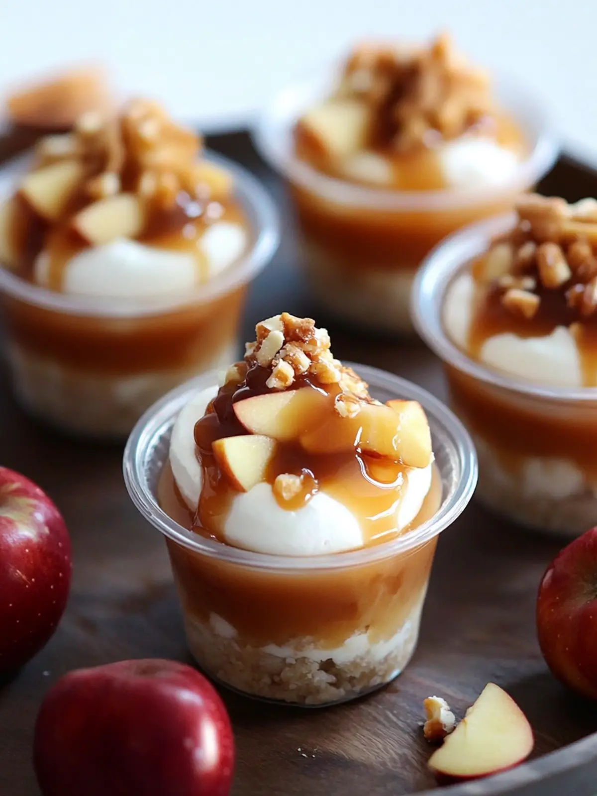 Decadent Caramel Apple Dessert Cups for Easy Fall Indulgence 4 Caramel Apple Dessert Cups