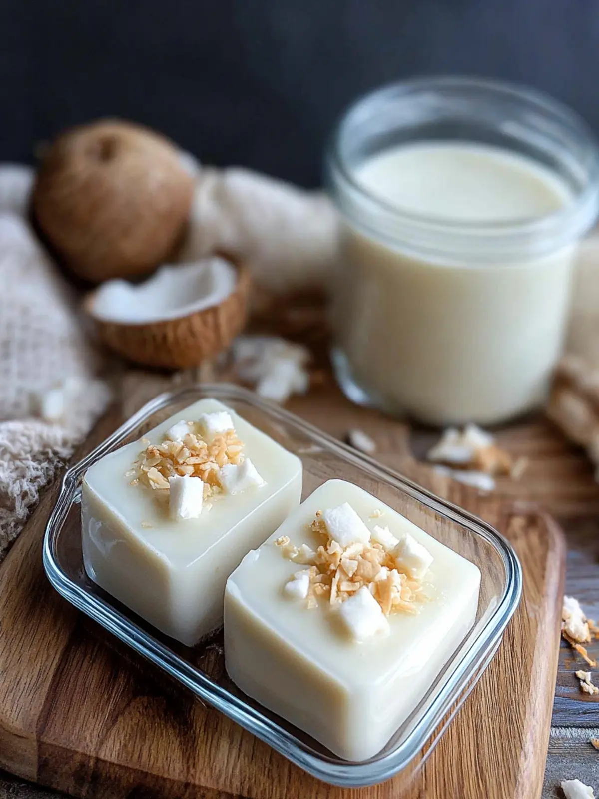 Silky Chinese Coconut Pudding: Easy 5-Ingredient Delight 3 Chinese Coconut Pudding