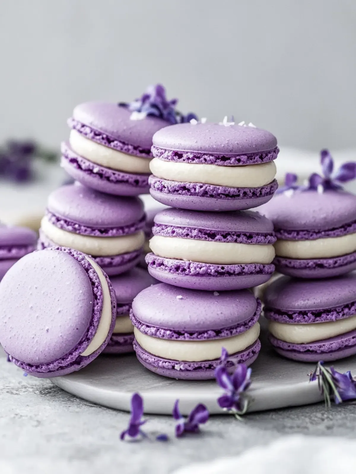 Purple Macarons: Delightfully Chewy Treats for Any Occasion 4 Purple Macarons