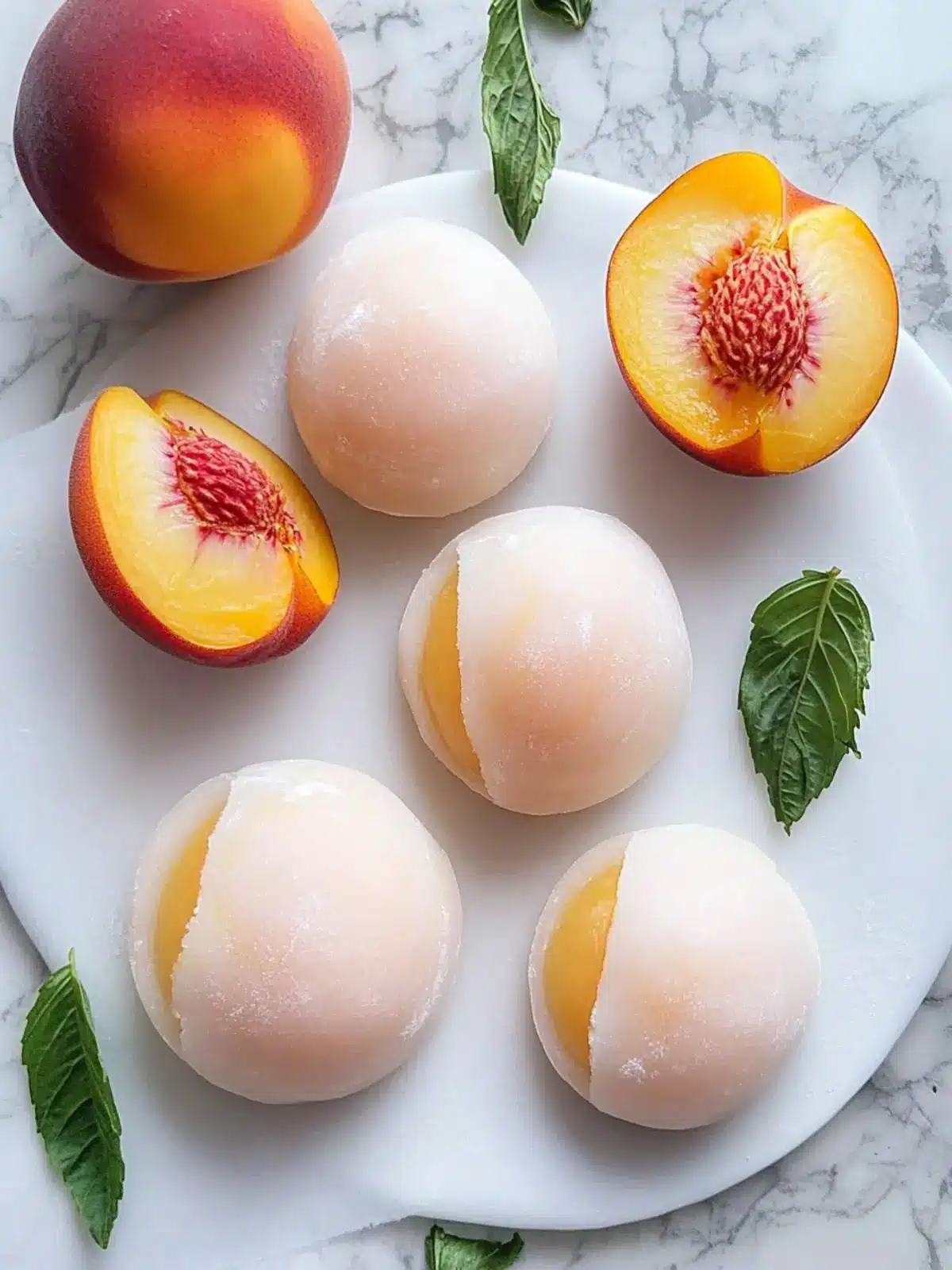 Delectable Peach Mochi: A Sweet Twist on a Classic Treat 2 Peach Mochi