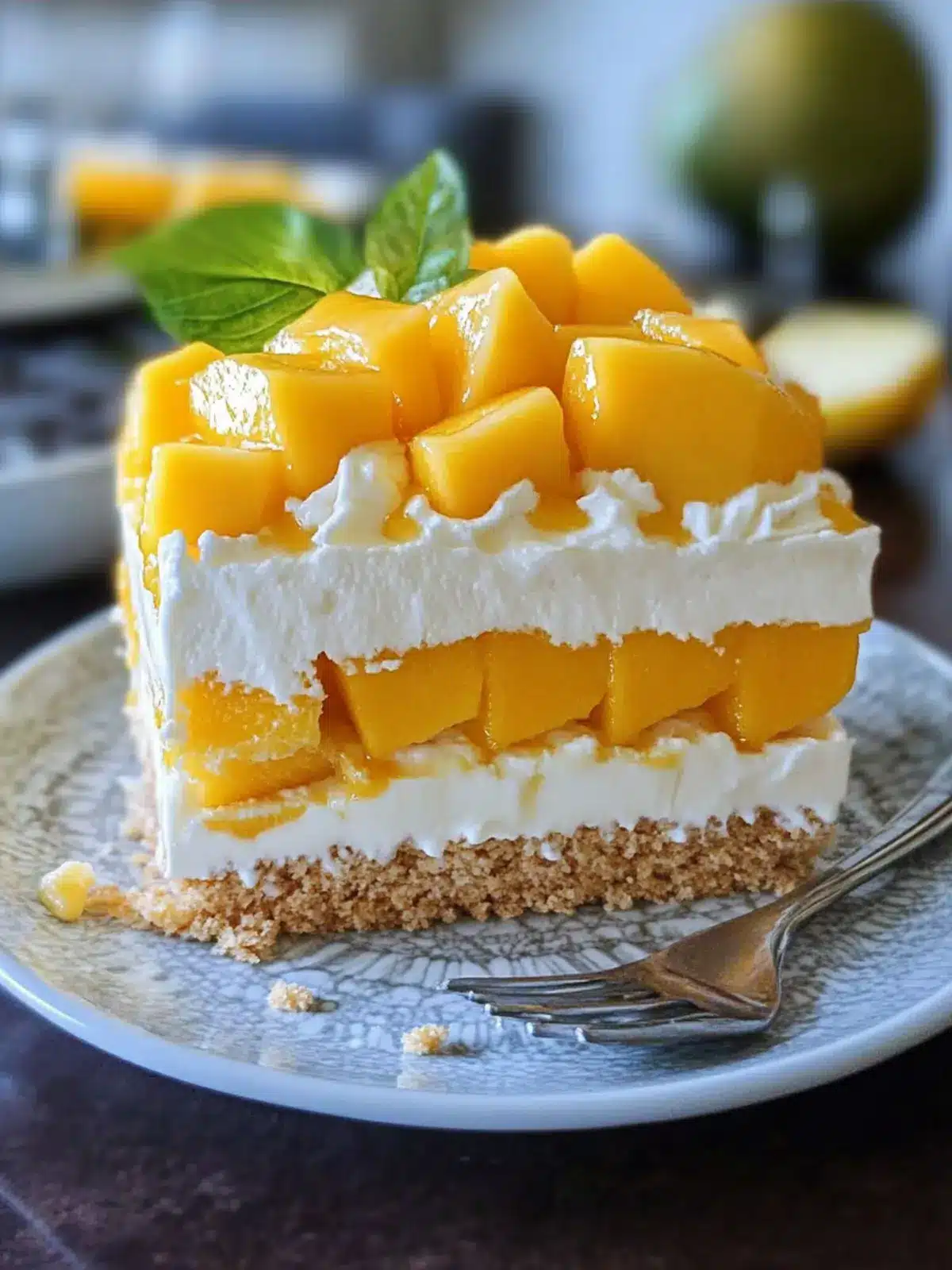 No-Bake Mango Float: Refreshing Tropical Bliss in Minutes 3 No-Bake Mango Float