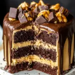 Irresistible Chocolate Snickers Cake to Wow Your Guests 6 Chocolate Snickers Cake