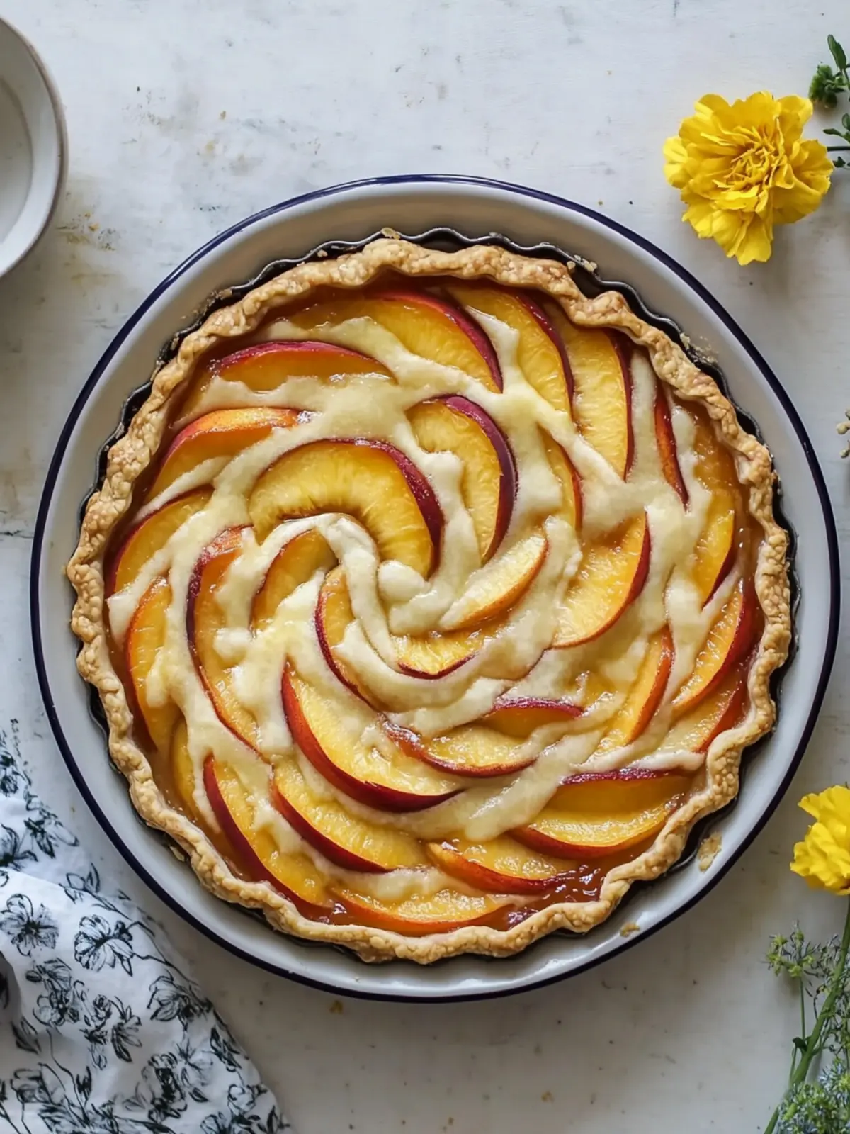 Decadent Peach Fillo Crinkle Pie That's Worth the Wait 3 Peach Fillo Crinkle Pie