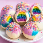 Delicious Rainbow Cake Truffles to Brighten Your Day 7 Rainbow Cake Truffles