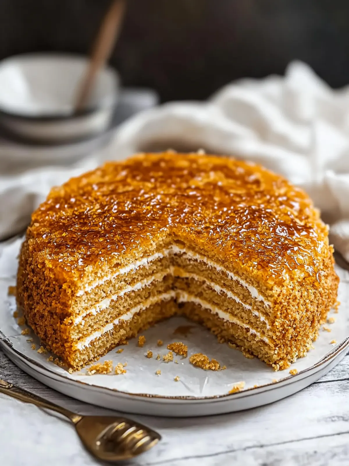 Melt-in-Your-Mouth Russian Honey Cake: A Simple Delight 4 Russian Honey Cake