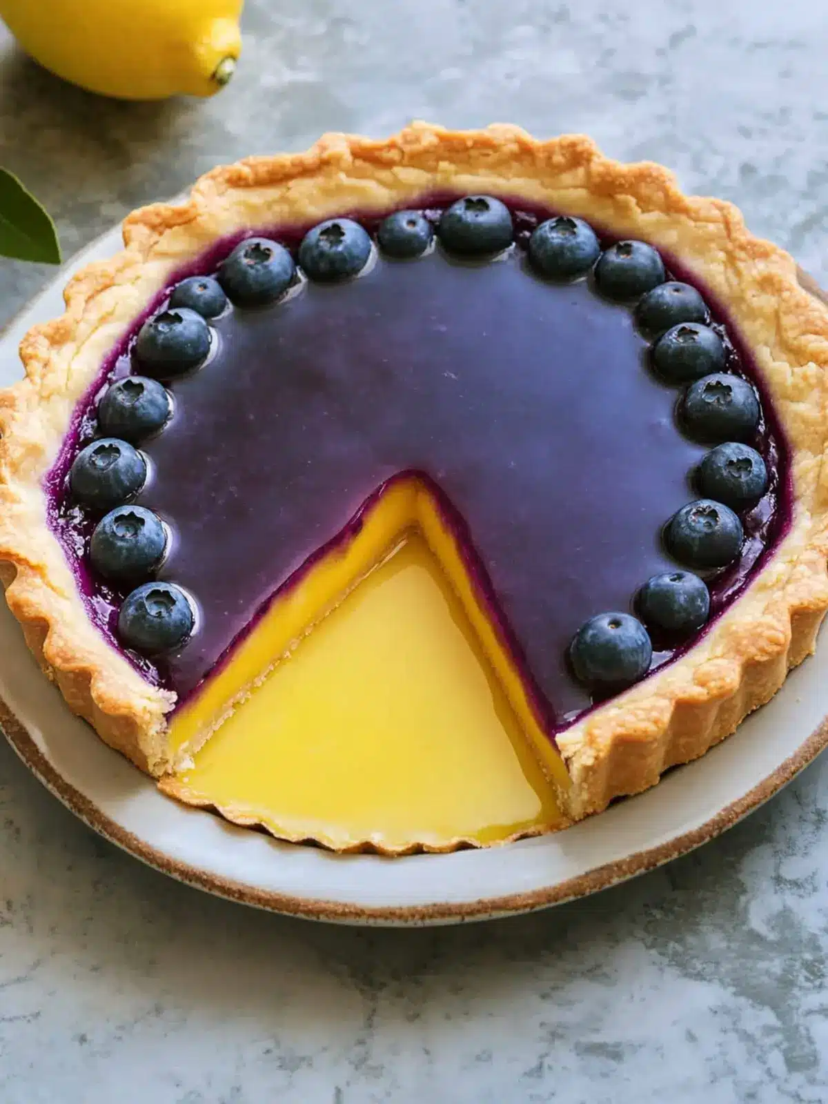 Delightful Blueberry-Lemon Curd Tart for Healthy Indulgence 4 Blueberry–Lemon Curd Tart