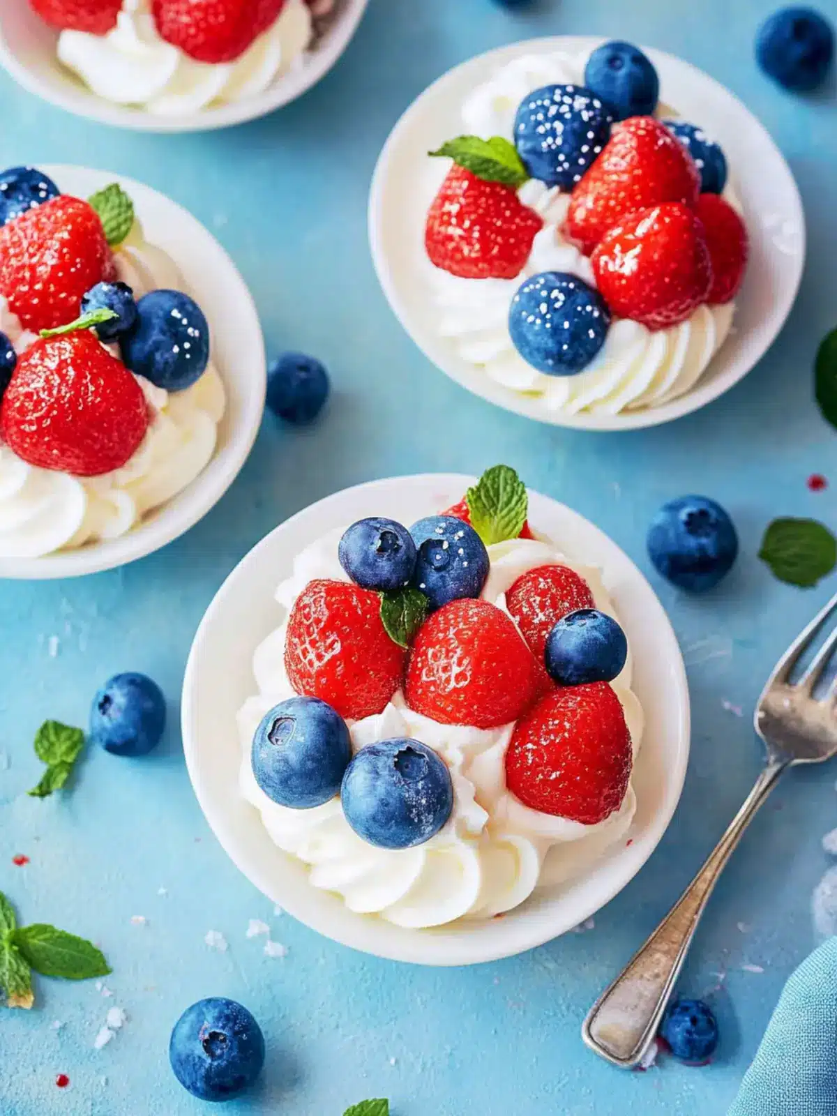 Red White and Blue Desserts: Festive Chocolate-Dipped Strawberries 2 Red White and Blue Desserts