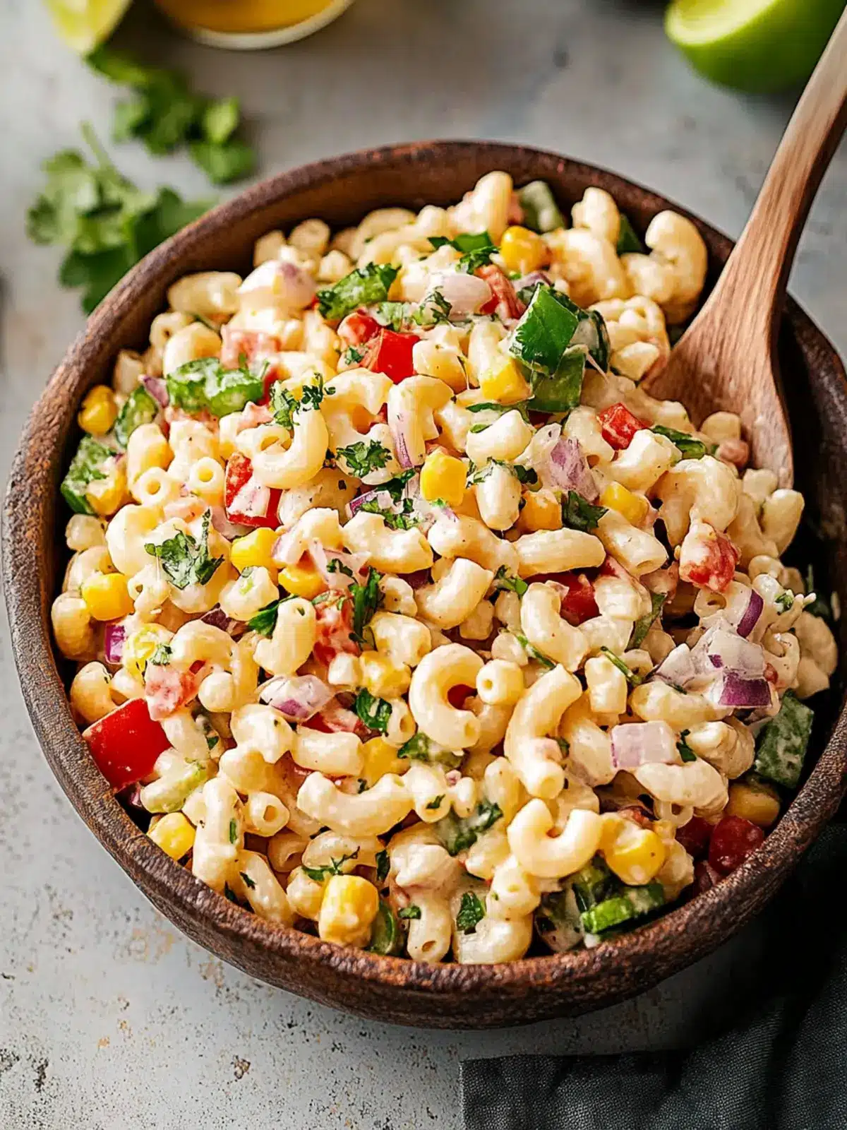 Zesty Mexican Macaroni Salad That's a Party Favorite 3 Mexican Macaroni Salad