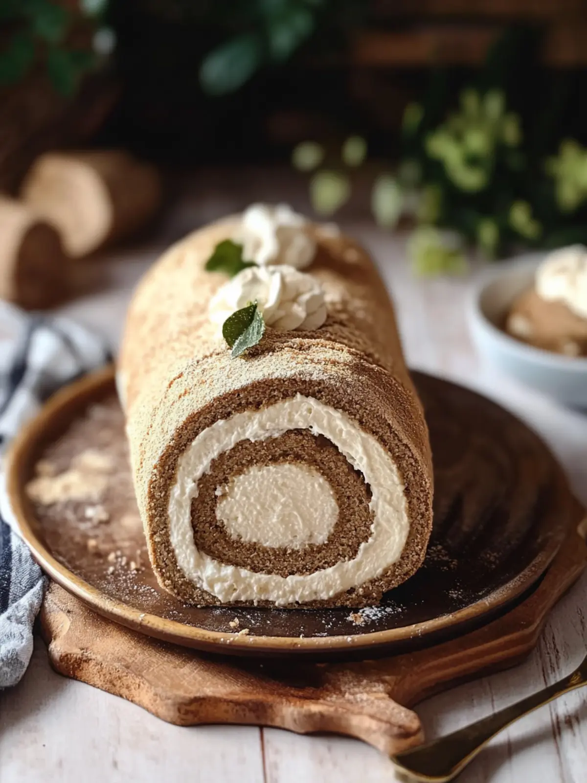 Delicious Coffee Swiss Roll with Creamy Espresso Filling 3 Coffee Swiss Roll