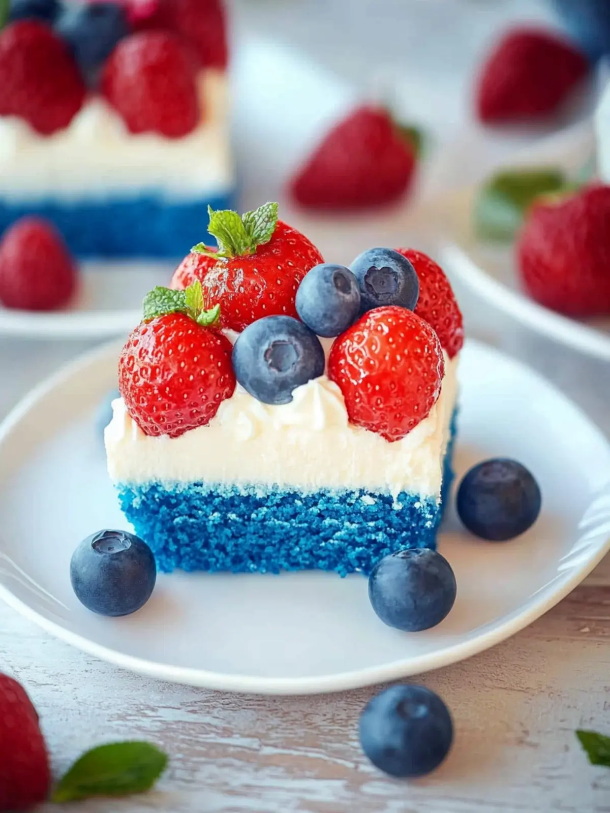 Red White and Blue Desserts: Festive Chocolate-Dipped Strawberries 5 Red White and Blue Desserts