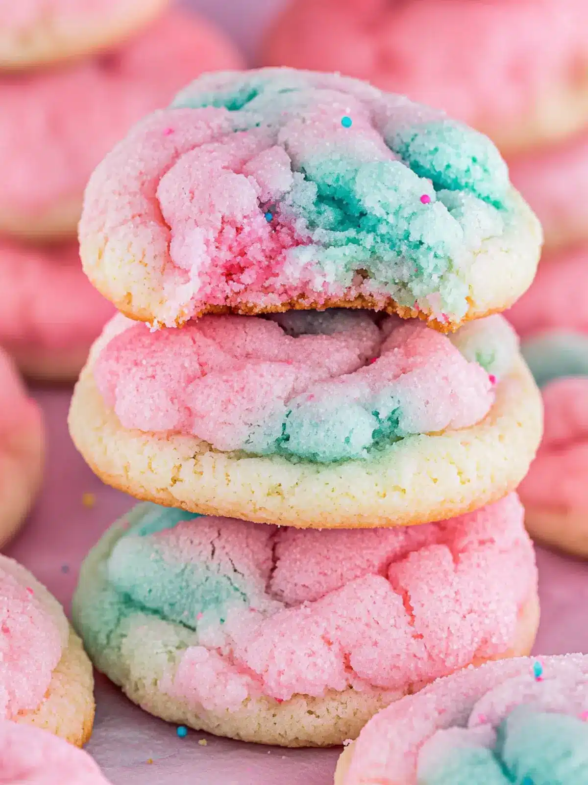Delightful Cotton Candy Cookies for a Sweet Adventure 2 Cotton Candy Cookies