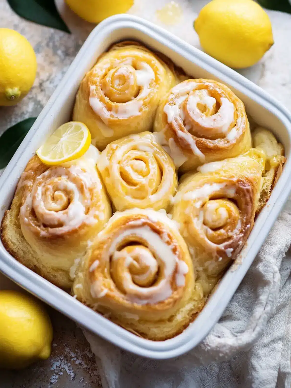 Delicious Lemon Sweet Rolls to Brighten Your Day at Home 2 Lemon Sweet Rolls