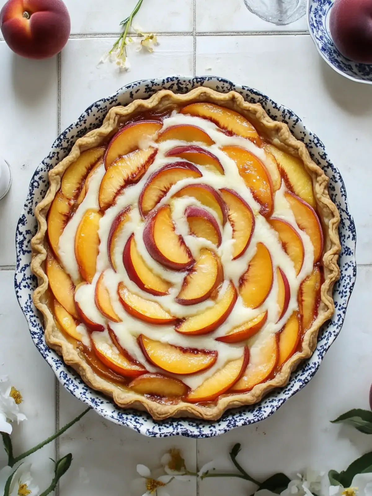 Decadent Peach Fillo Crinkle Pie That's Worth the Wait 4 Peach Fillo Crinkle Pie