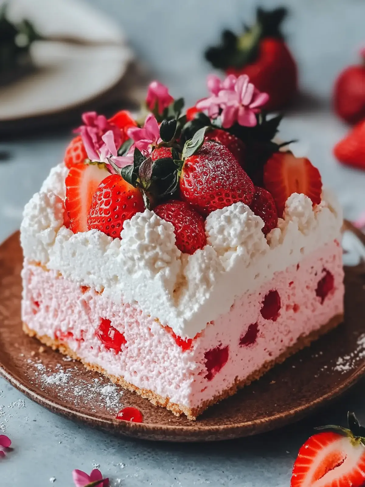Fluffy Strawberry Cloud Cake for Your Next Celebration 3 Strawberry Cloud Cake