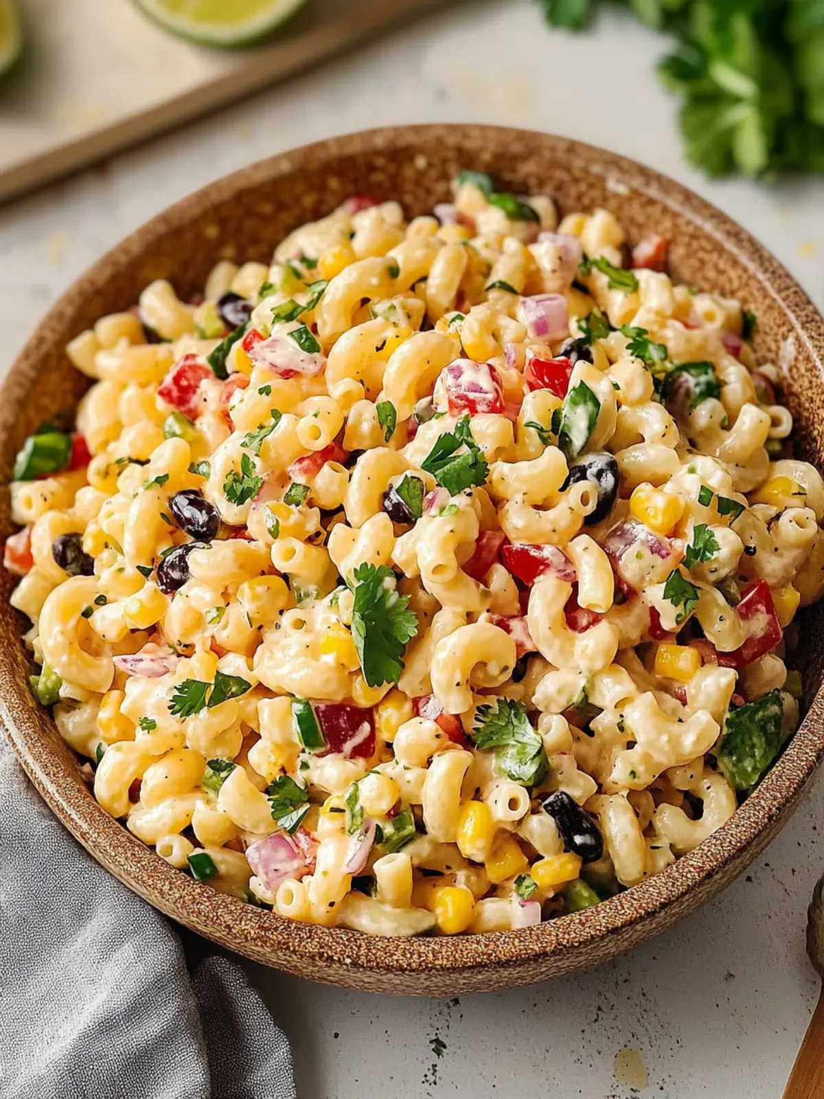 Zesty Mexican Macaroni Salad That's a Party Favorite 4 Mexican Macaroni Salad