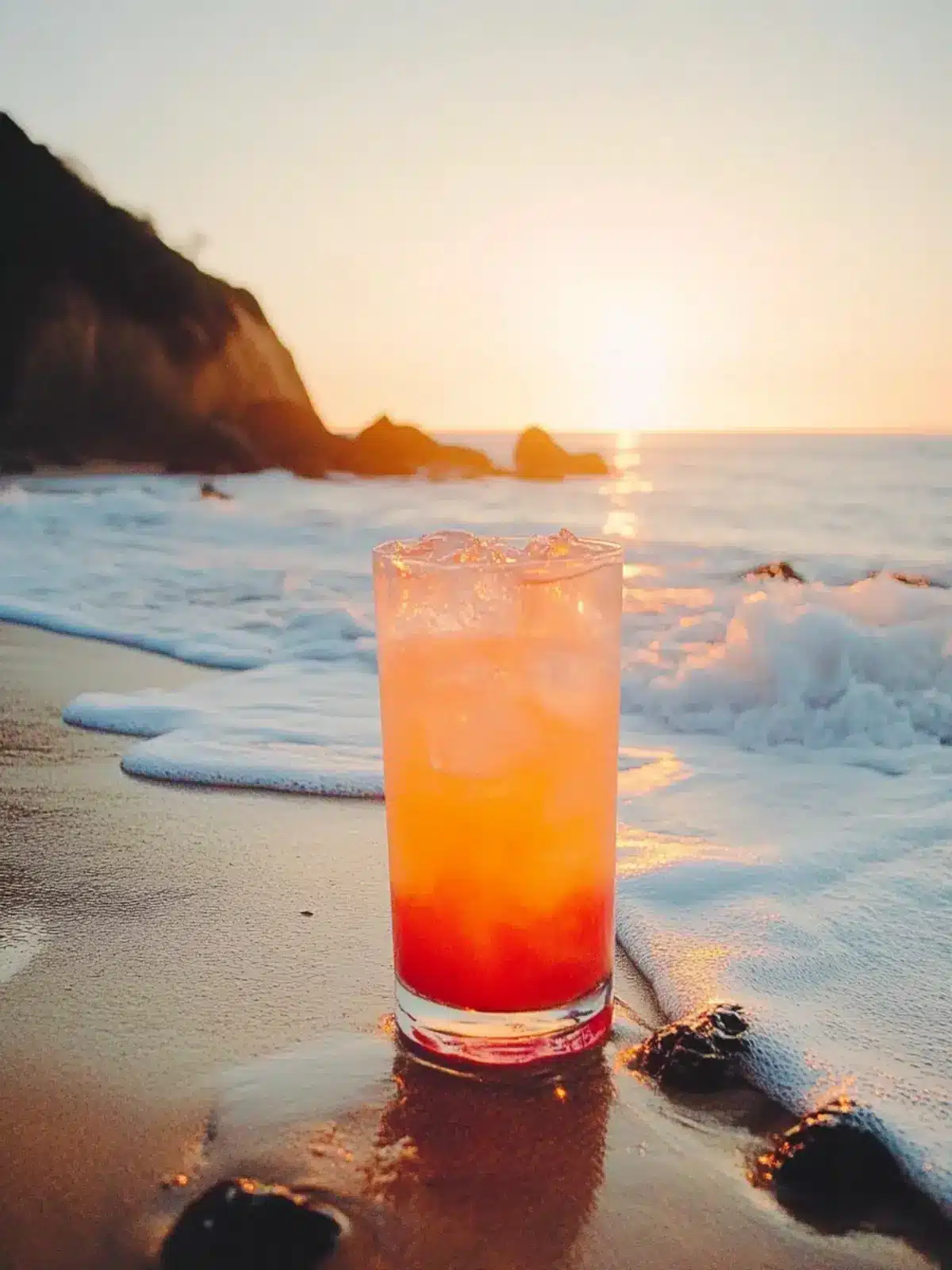 Discover the Refreshing Malibu Sunset: Easy Tropical Bliss 4 Malibu Sunset