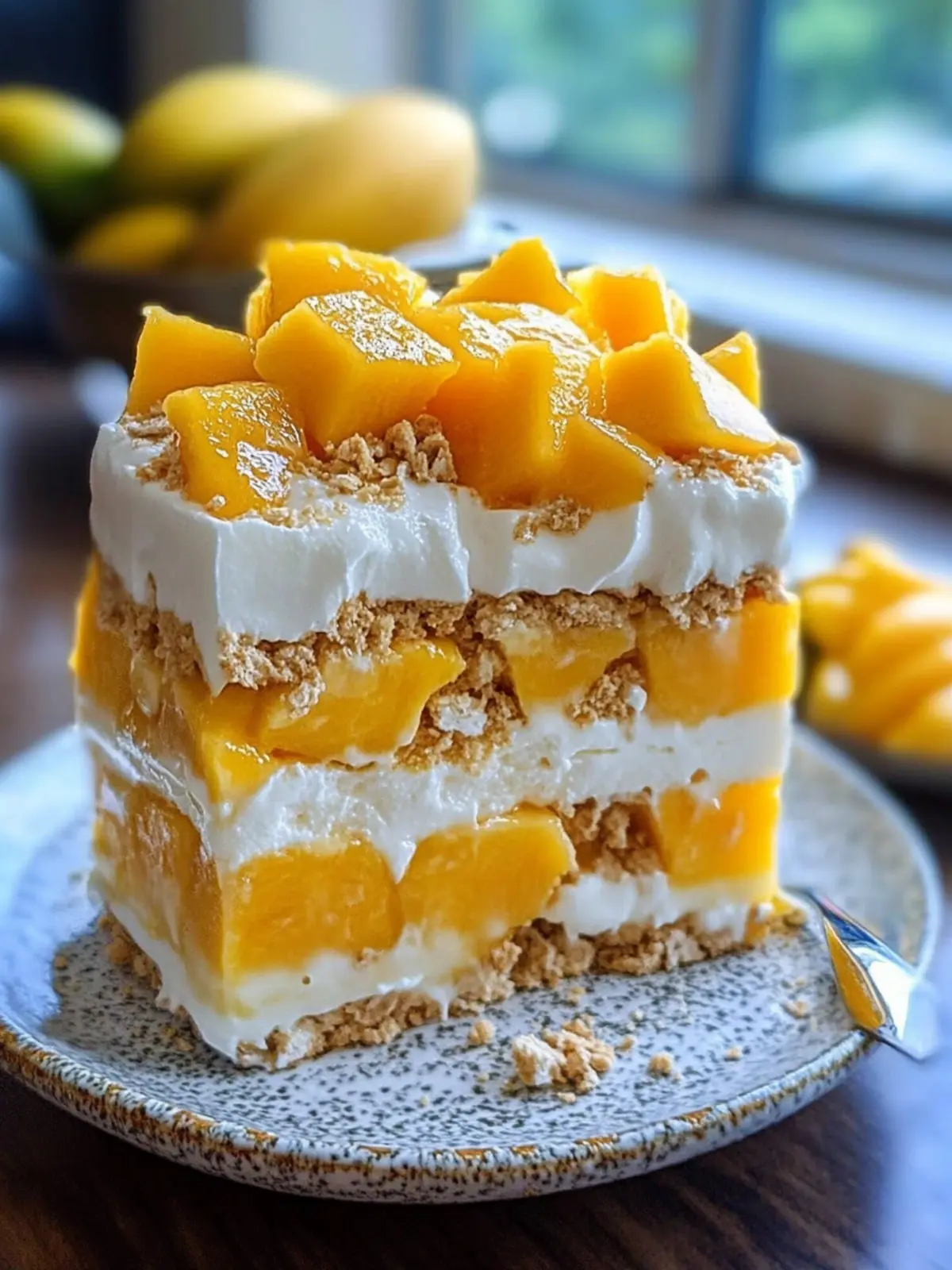 No-Bake Mango Float: Refreshing Tropical Bliss in Minutes 5 No-Bake Mango Float