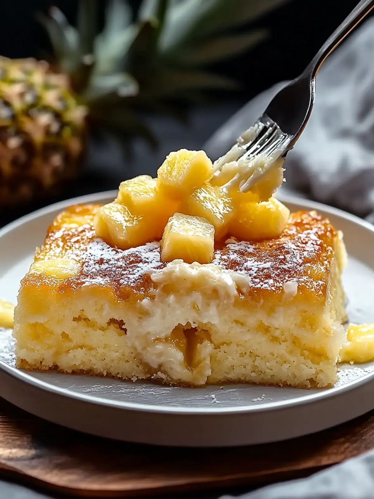 Pineapple Dump Cake Bliss: Simple 3-Ingredient Treat 2 Pineapple Dump Cake