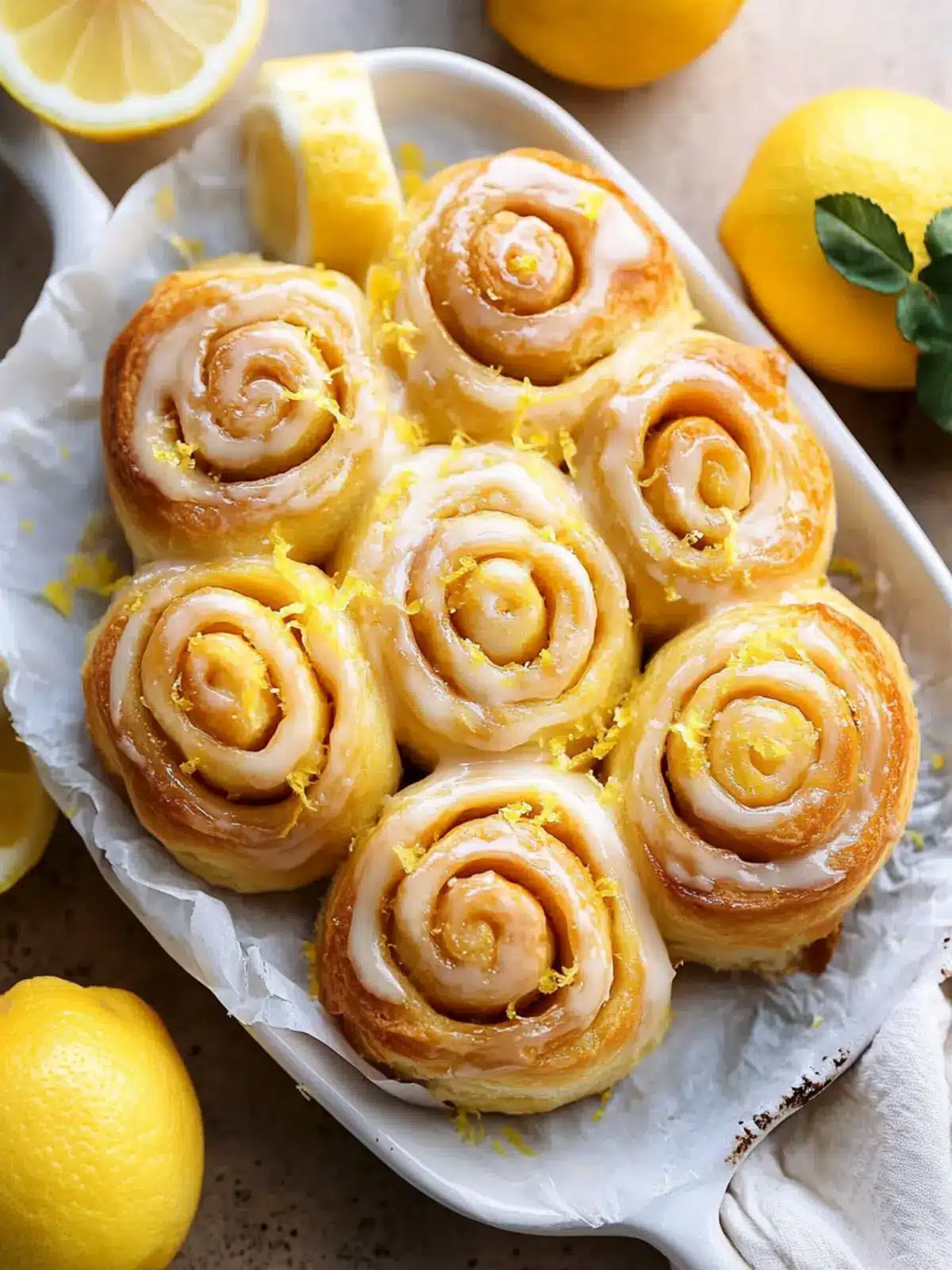 Delicious Lemon Sweet Rolls to Brighten Your Day at Home 5 Lemon Sweet Rolls