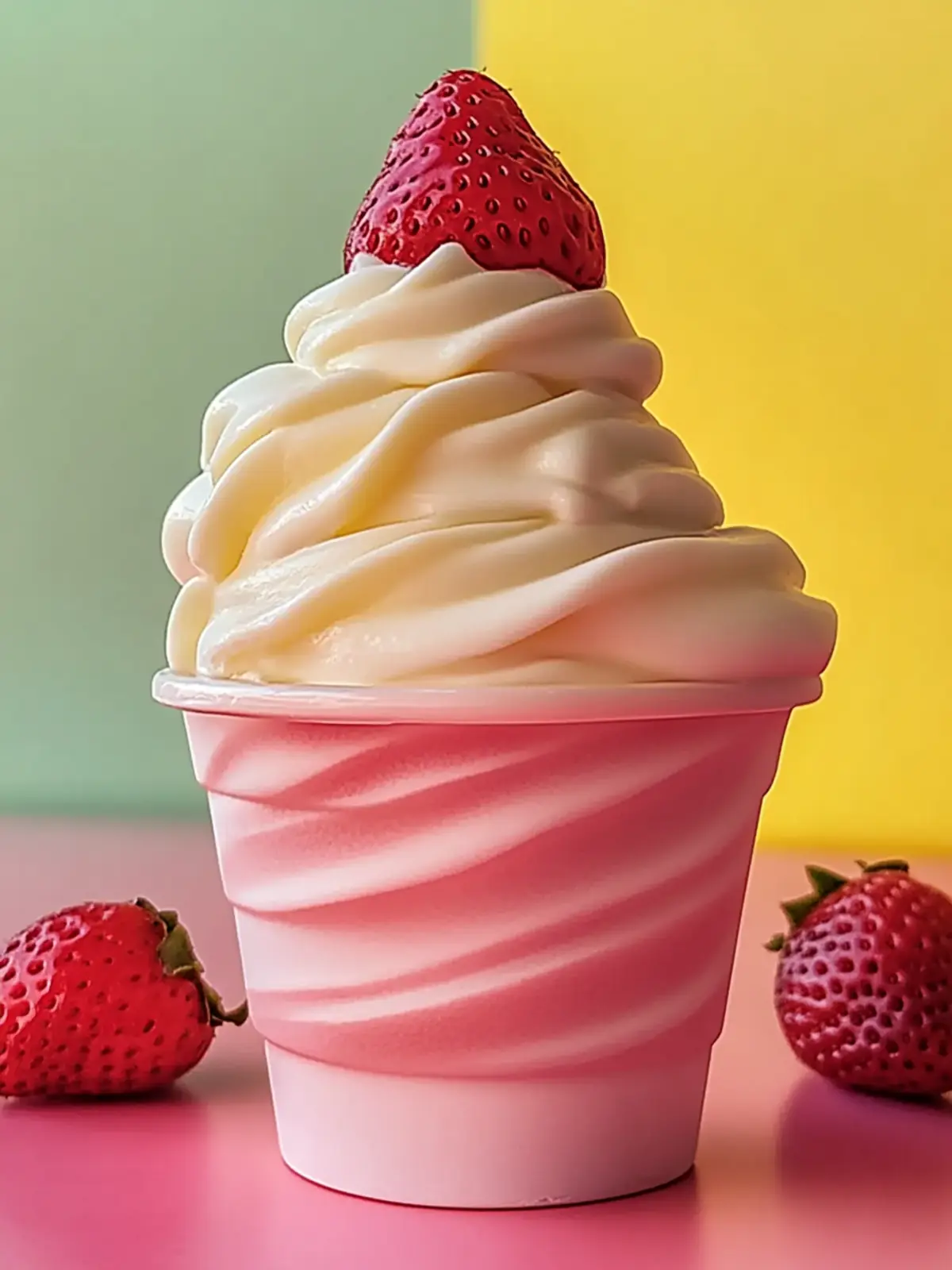 Creamy Strawberry Dole Whip: Your Dreamy Dairy-Free Dessert 2 Strawberry Dole Whip
